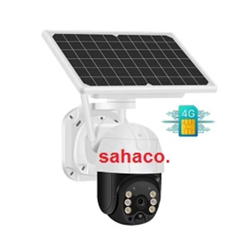 دوربین مینی اسپید دام سیم کارتی 4G پنل خورشیدی سولار V380(وارداتی)