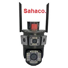 دوربین مینی اسپید دام چرخشی سیم کارتی دو لنز